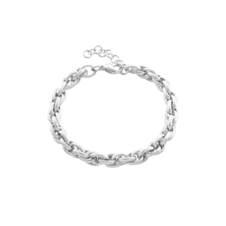Women's Bracelet Links 02J03-00005 Loisir Steel Braided With Forging